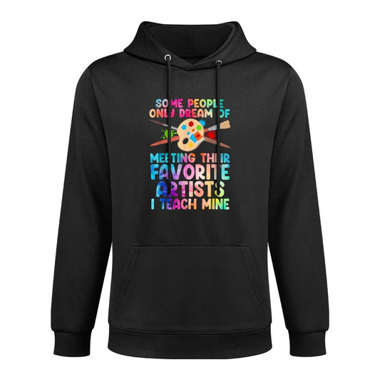 Art Teacher Design For Men Women Art Teacher Appreciation Shrink-Resistant Hoodie