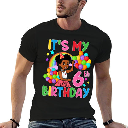 Kids It's My 6th Birthday Gracie's Corner Six Years Old  Versatile T-Shirt