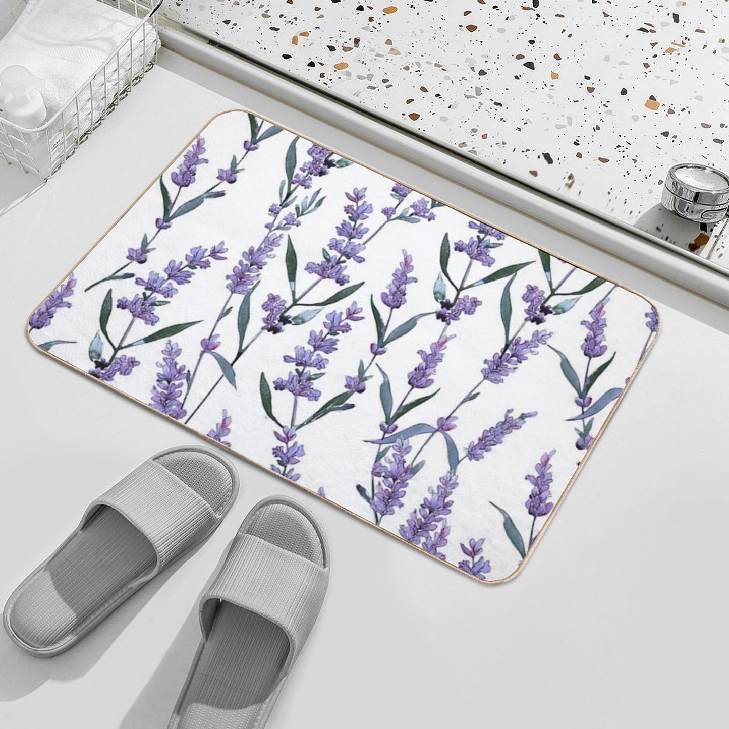 Lavender  High-Traffic Bath Mat