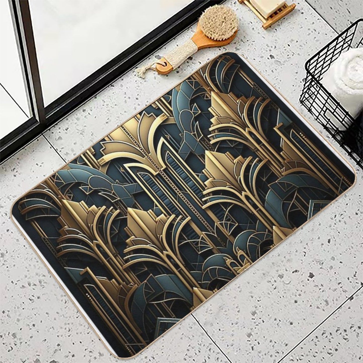 Art Deco  Odorless Bath Mat