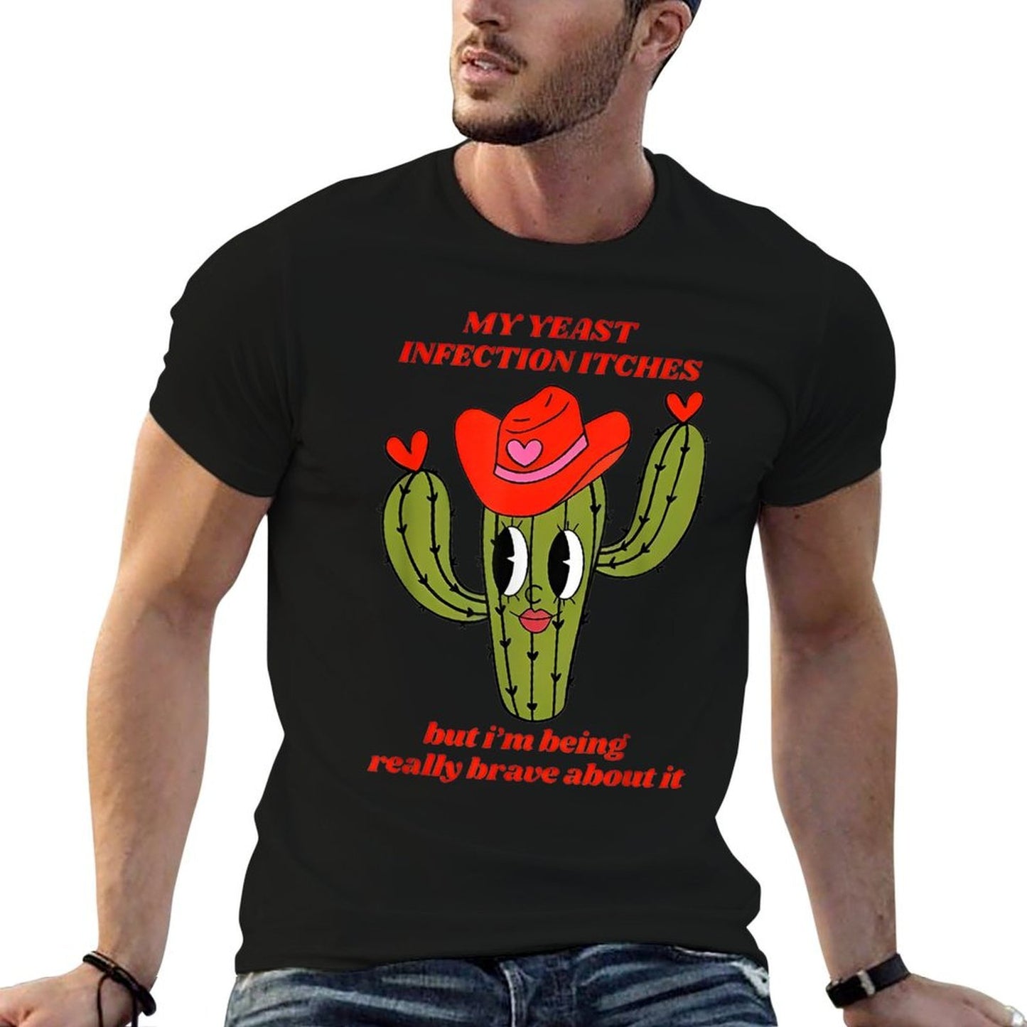 My Yeast Infection Itches But Im Being Really Brave About  Polyester Blend T-Shirt