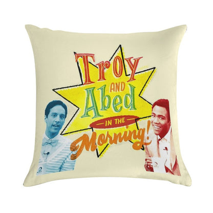 Troy And Abed in The Morning! Soft High-Density Material Throw Pillow