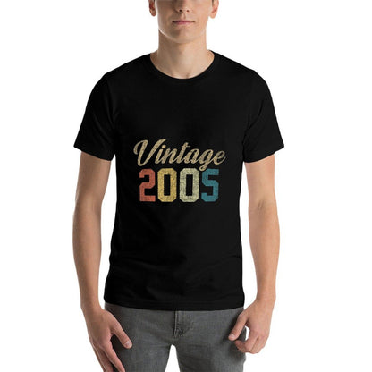 2005 18th Birthday - Happy 18th Birthday Vintage  Eco-friendly Material T-Shirt