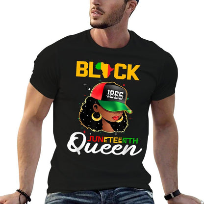 1865 Juneteenth Black Queen  Graphic-printed T-Shirt