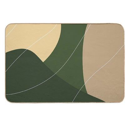 Abstract Lines Pattern IV  Toxin-Free Bath Mat