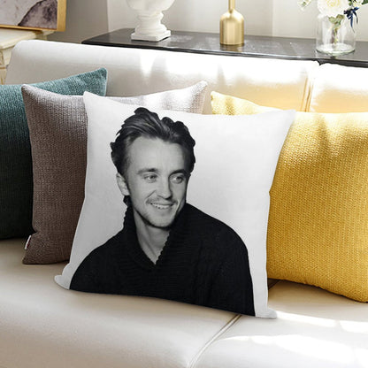 Tom Felton Soft Washable Throw Pillow
