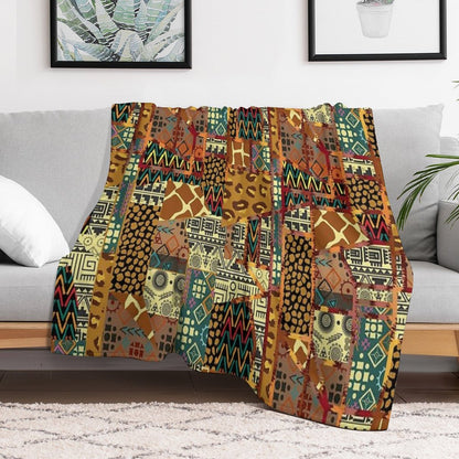 Vintage Quilted Pattern Anti-pilling Throw Blanket