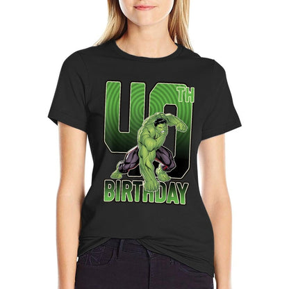 Marvel Hulk Smash 40th Birthday Graphic  Classic T-Shirt