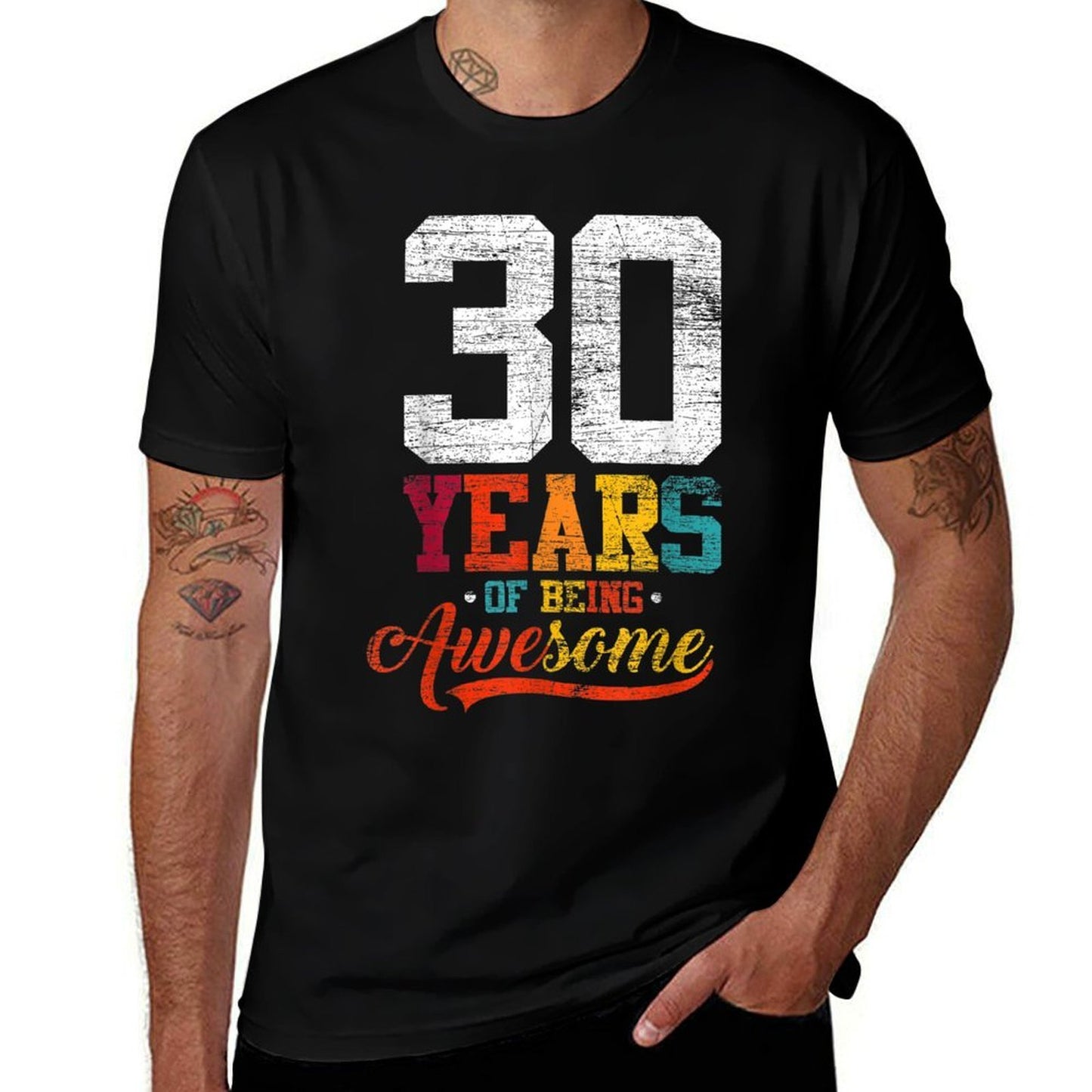 30 Years Of Being Awesome Gifts 30 Years Old 30th Birthday  Odor-resistant T-Shirt