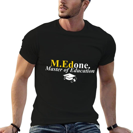 I&#39;m Done Funny M.Ed Master&#39;s Degree in Education Graduation  Slim-fit Cut T-Shirt