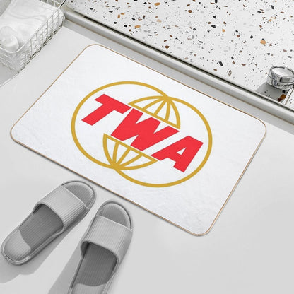 TWA Airlines - Vintage Logo  Anti-Trip Bath Mat