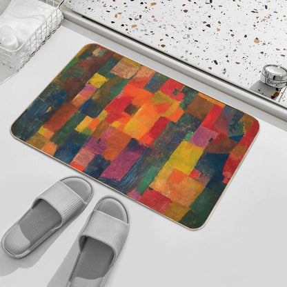 Paul Klee - No Title - Ohne Titel  Slip-Resistant Bath Mat