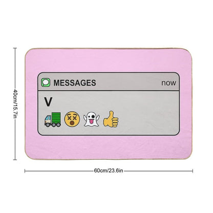 Wanna Hang  Easy Maintenance Bath Mat