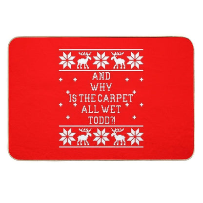 And Why Is The Carpet All Wet Todd!  Dirt-Trapping Bath Mat