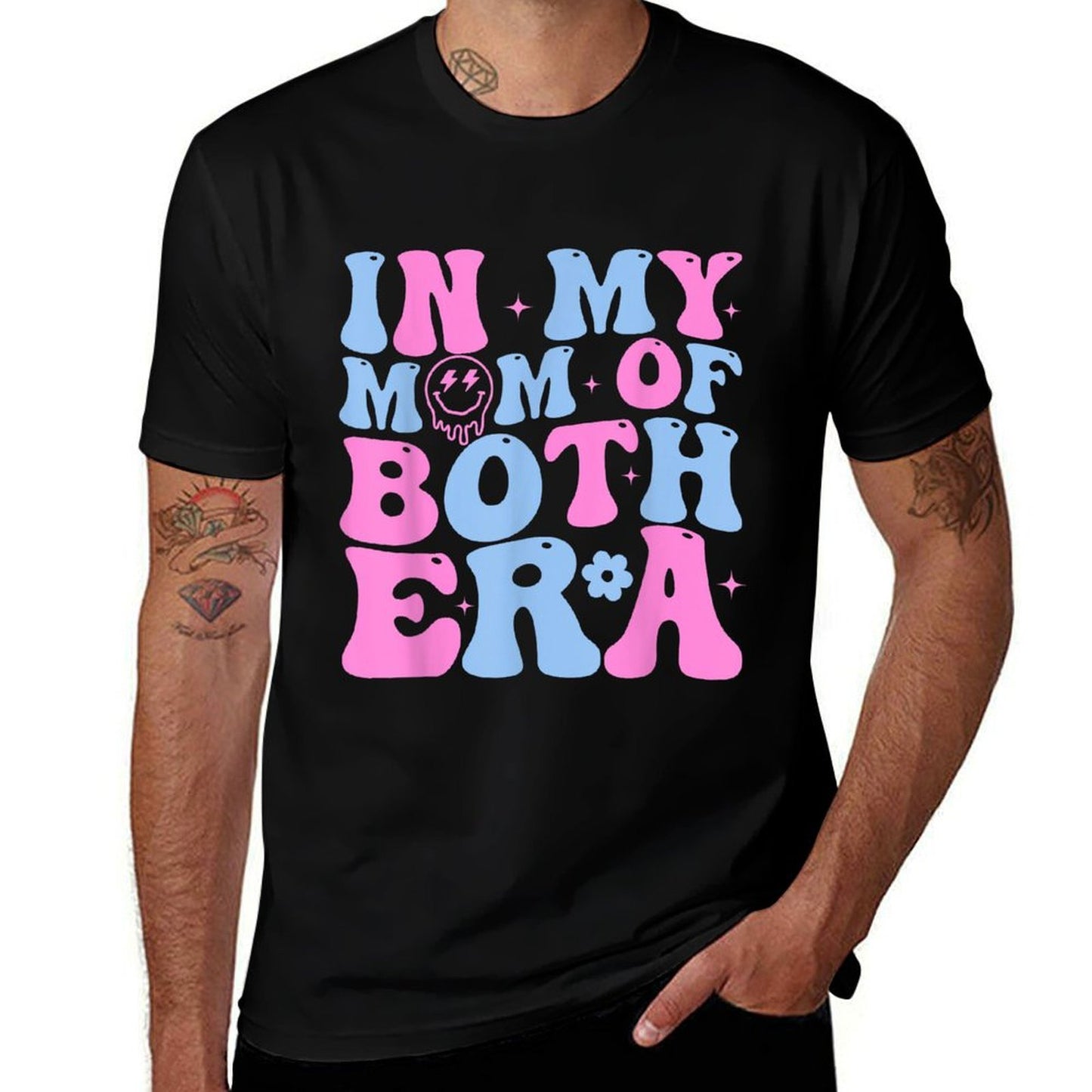 In My Mom Of Both Era Mama Of Both Mother Of Boy And Girl  Odor-resistant T-Shirt