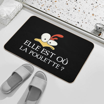 Kaamelott - Where's The Chick  Dirt-Trapping Bath Mat