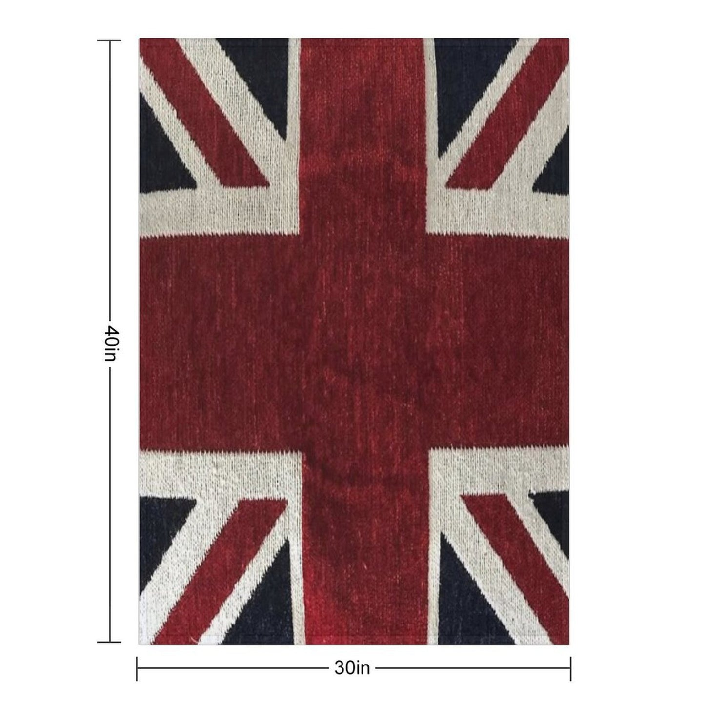 Uk Flag Wrinkle-free Throw Blanket