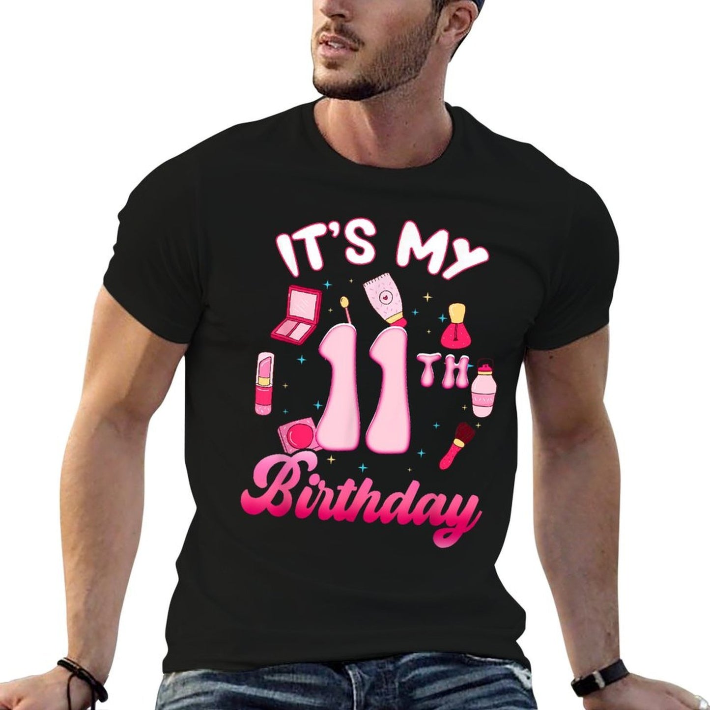It's My 11th Birthday Spa Makeup Party 11 Years Old  Stretchy T-Shirt