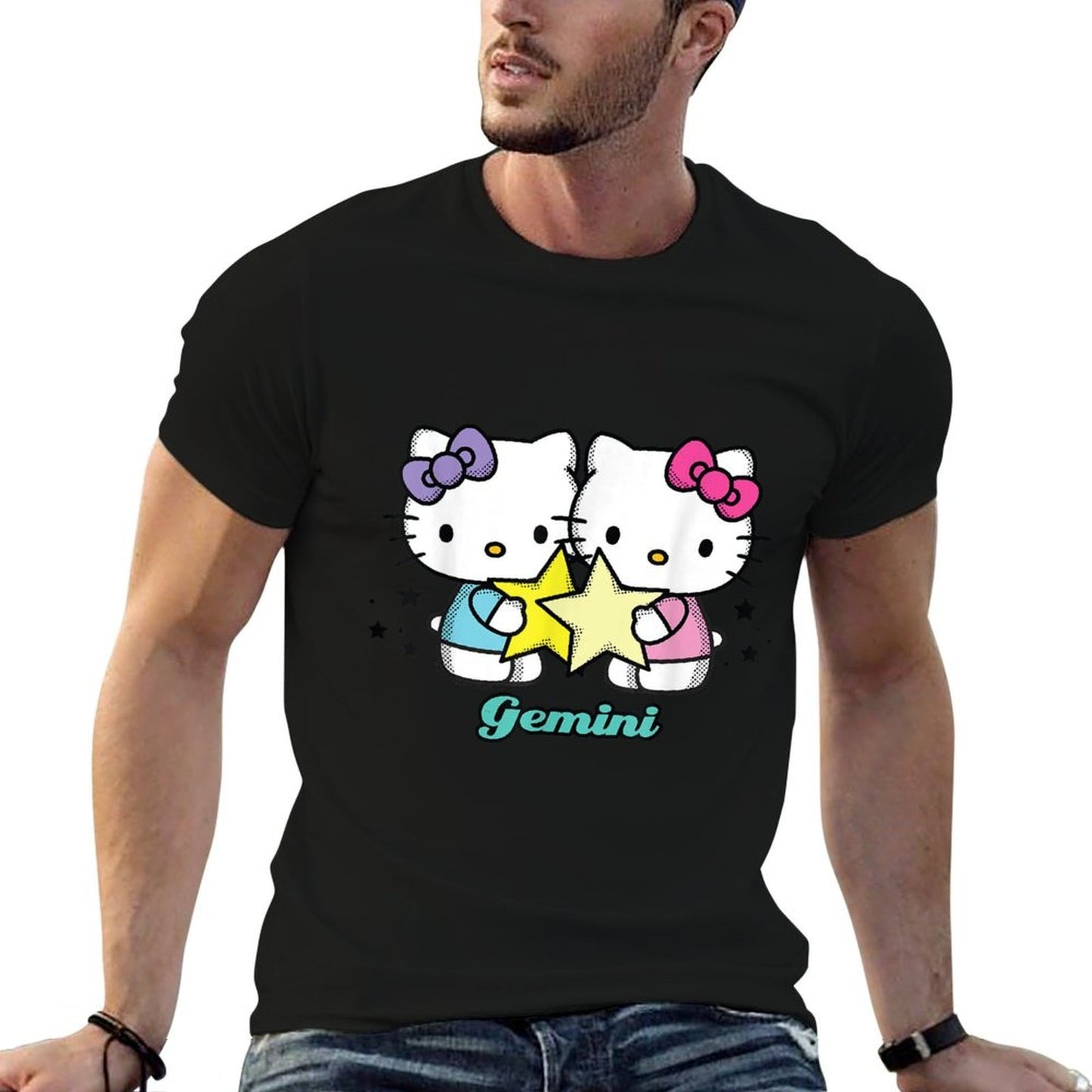 Hello Kitty Zodiac Gemini  Breathable T-Shirt