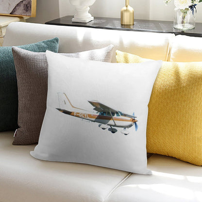 Cessna 172 Soft Easy Maintenance Throw Pillow
