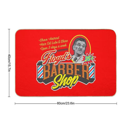 Floyd's Barbershop  Non-Slip Bath Mat