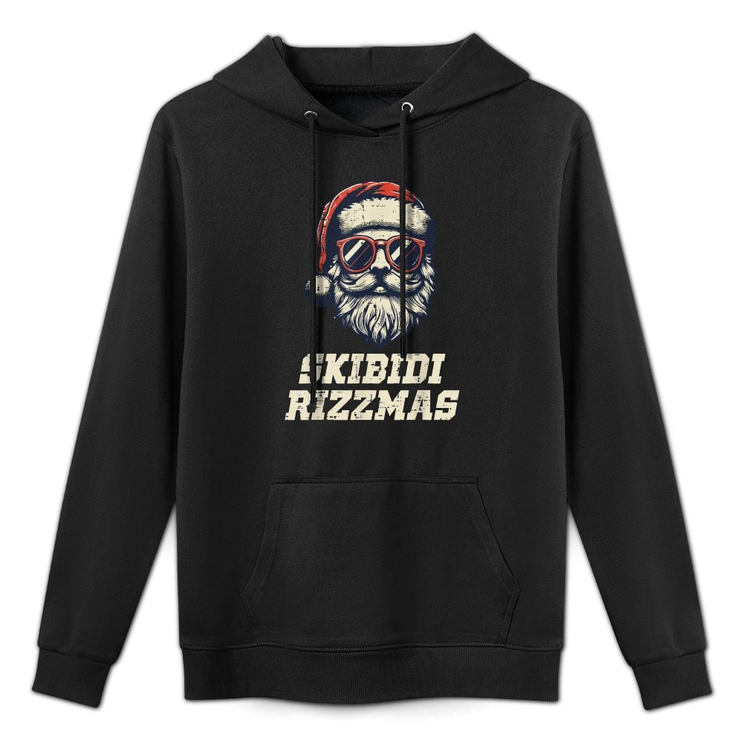 Skibidi Rizzmas Santa Funny Christmas Boysns Kids Men Casual Wear Hoodie