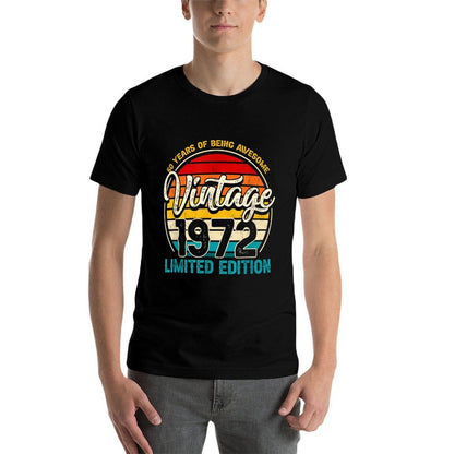 Retro Vintage 1972 Funny 50th Birthday Comfortable T-Shirt