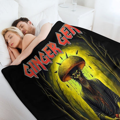 Ginger Gene - Slow Maiden Plush Throw Blanket