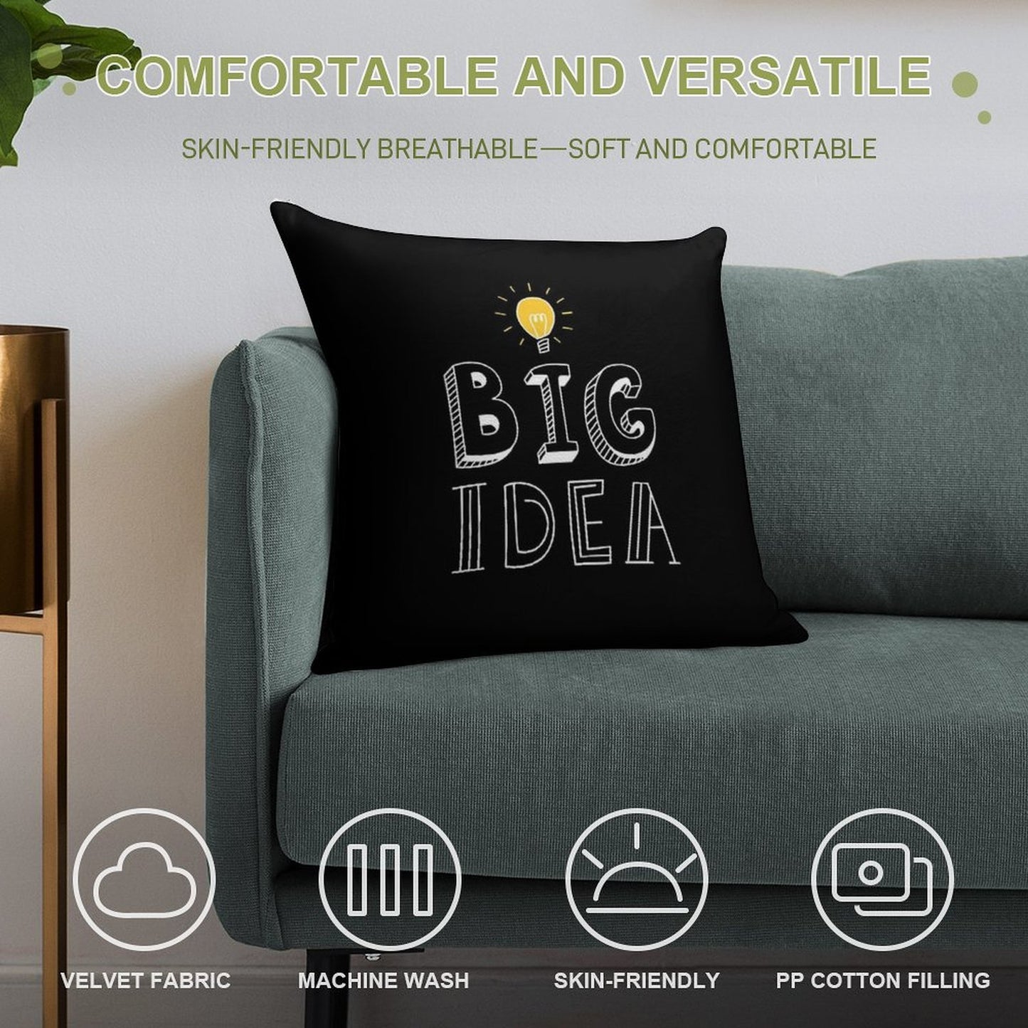 BIG IDEA Soft Style Accent Throw Pillow