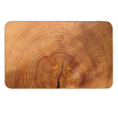 WOOD CUT  Stain-Proof Bath Mat