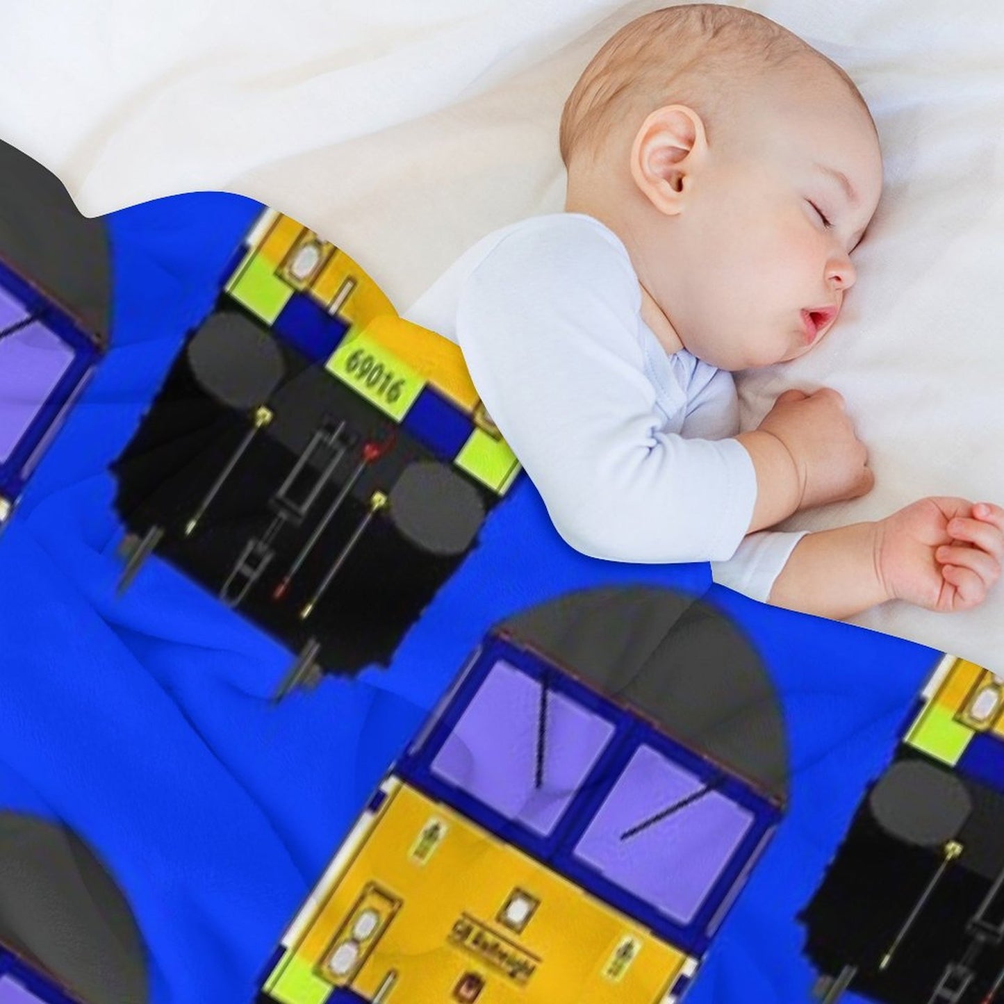 Class 69 Locomotive 69016 Eco-conscious Throw Blanket