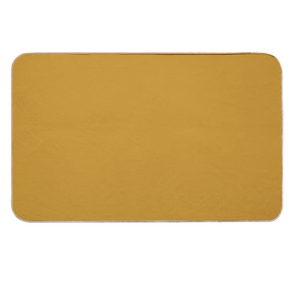 Dark Mustard Yellow Solid Durable Bath Mat