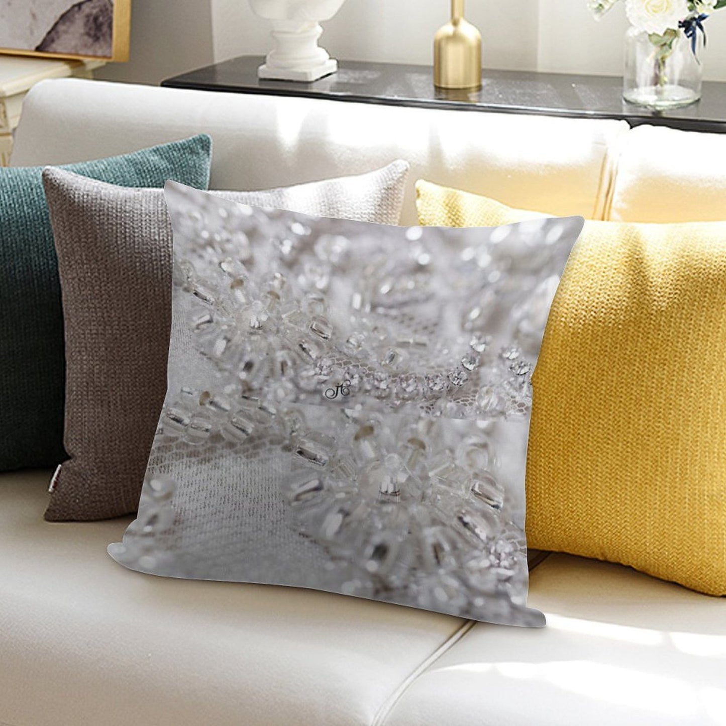 Cristal Soft Decorative Cover Throw Pillow
