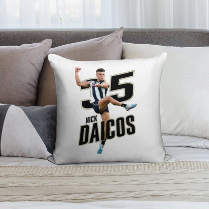 Nick Daicos Soft Multiple Sizes Throw Pillow