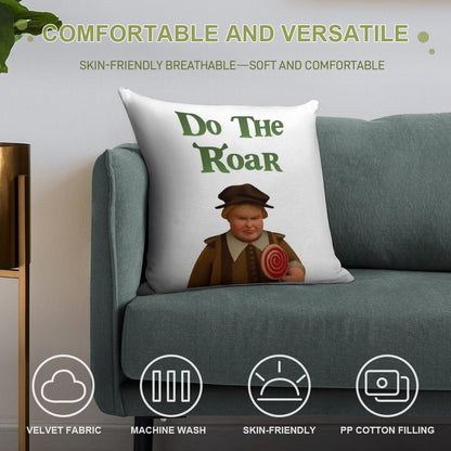 Do The Roar Soft Warmth Comfort Throw Pillow