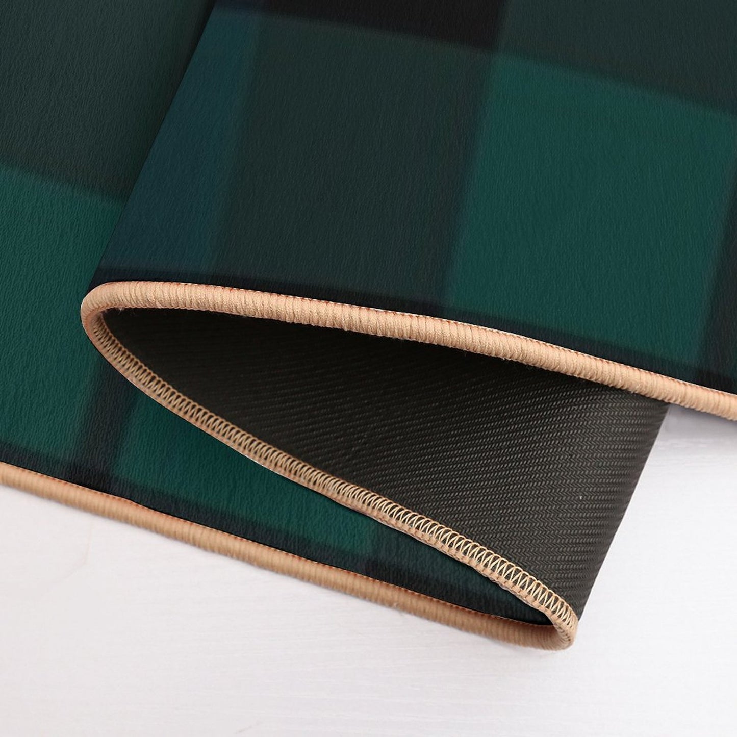 Black Watch Tartan Plaid Pattern  Multi-Purpose Bath Mat