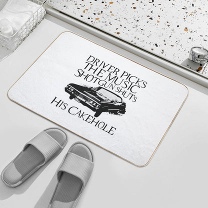 Driver Picks The Music  Anti-Trip Bath Mat
