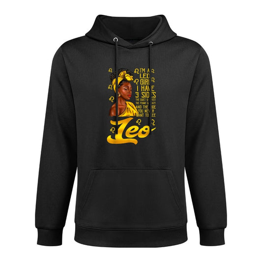 Leo Afro Black Woman Its My Birthday Zodiac Sign Customizable Surface Hoodie