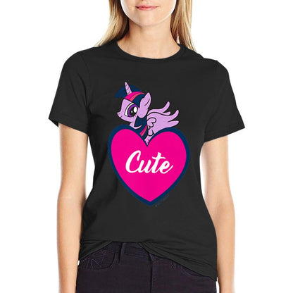 Kids My Little Pony Friendship Is Magic Twilight Cute Heart Logo  Moisture-wicking T-Shirt