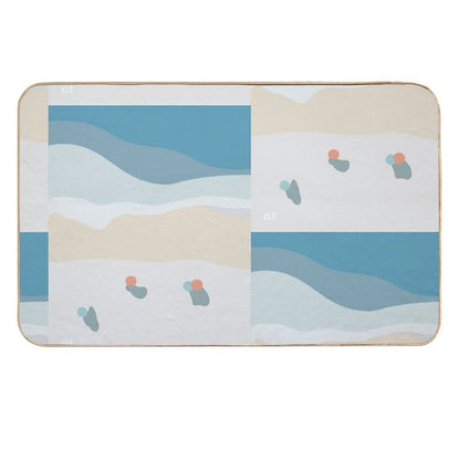Beach Shore  Long-Lasting Bath Mat