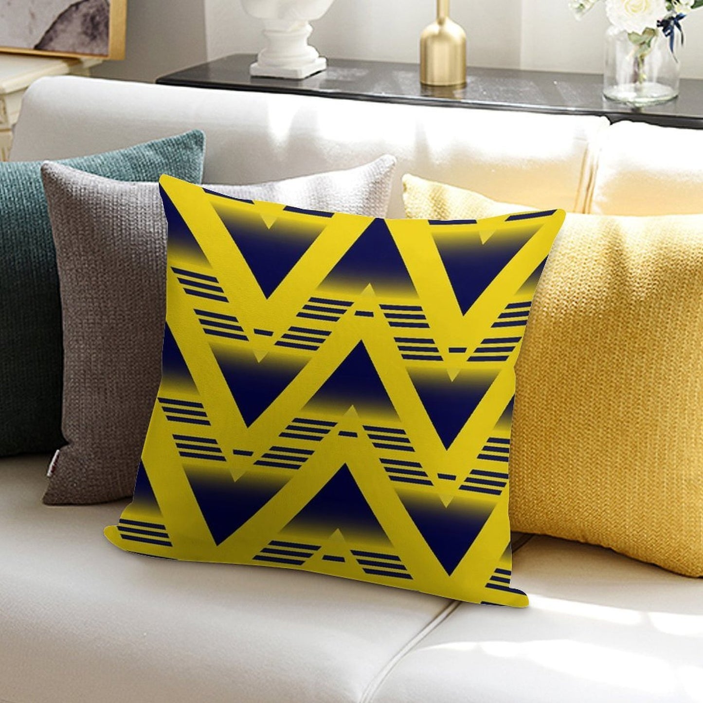 Retro Gooners Soft Decorative Cover Throw Pillow