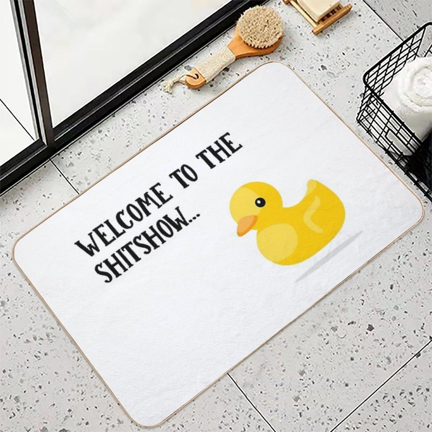 Welcome To The Shitshow (Literally)  Versatile Bath Mat