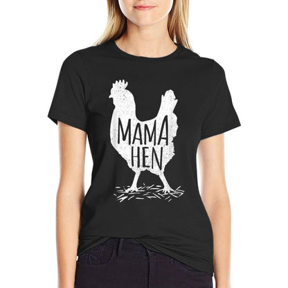 Funny Mother&#39;s Day Mama Hen Chicken Gift Mom Farm  Lightweight T-Shirt