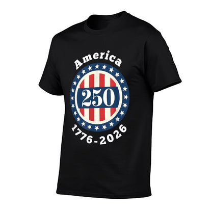 1776-2026 Semiquincentennial Declaration of Independence 250  High-quality Stitching T-Shirt