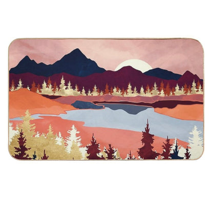 Grapefruit Sky  Slip-Resistant Bath Mat