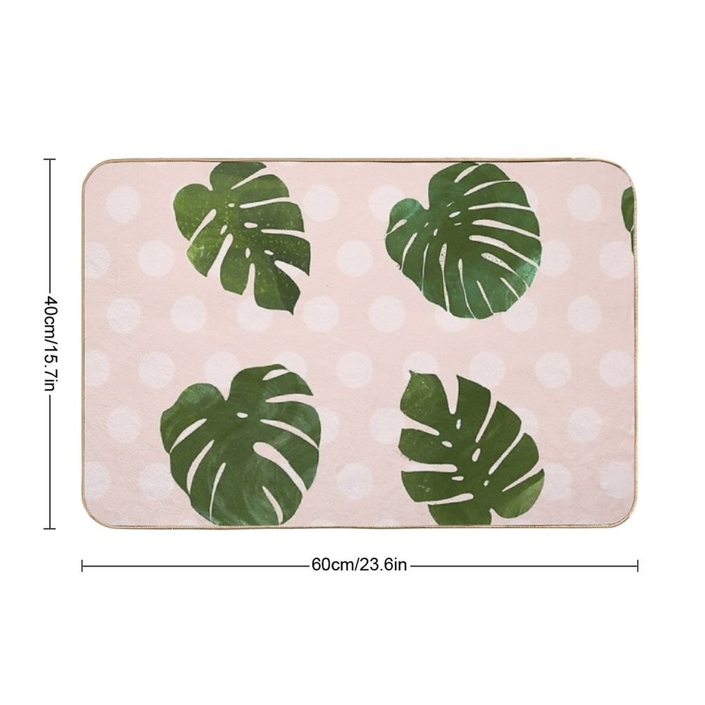 Botanical Monstera  Multi-Purpose Bath Mat