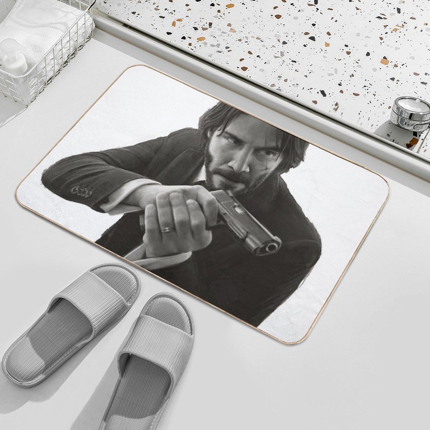 John Wick  Toxin-Free Bath Mat