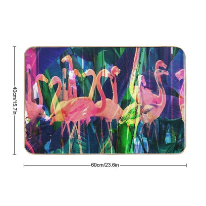 Flamingo Dance  Rapid-Drying Bath Mat