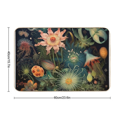 A.I. Gardens  Sampling Masters  Ernst Haeckel + James McNeill Whistler  Versatile Bath Mat