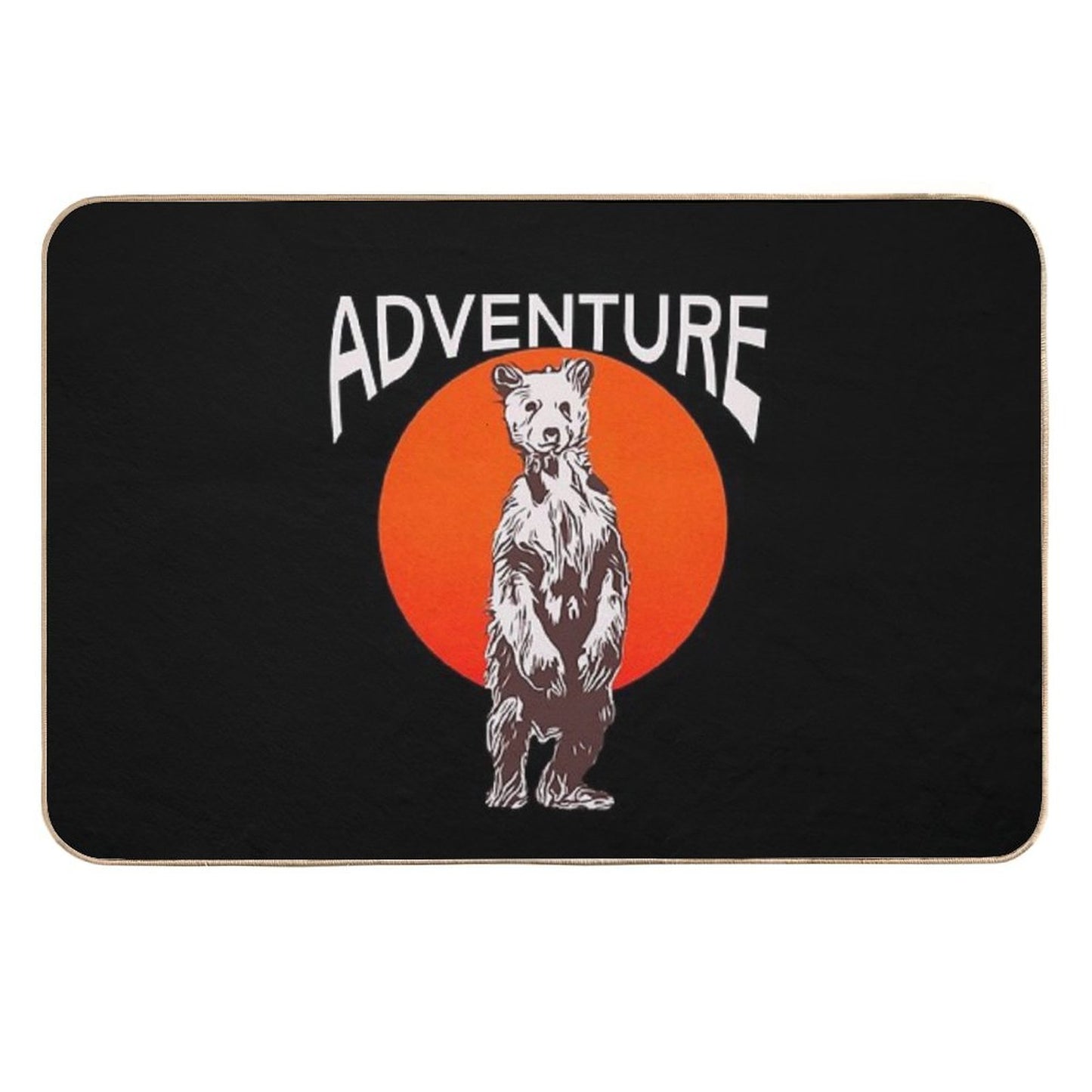 Adventure Bear  Rapid-Drying Bath Mat